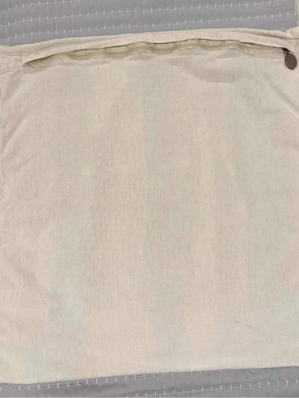 Pier 1 Stripe Pillow Cover in Cream, Sage & Light Blue(4 total)